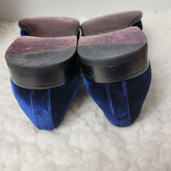 Magnanni 'Dorio' Mens Smoking Loafer Size 7 Blue Velvet Shoes - Picture 8 of 12